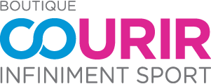 Logo of Boutique Courir with 'Infiniment Sport' text