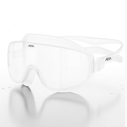 Clear goggles with 'Aera' branding on a white background